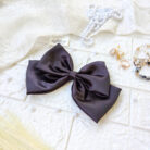 Black 2 Layer Hair Bow