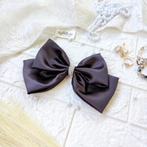 Two Layer Hair Bow Stone Chain