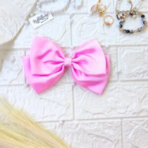 Baby Pink 2 layer hair bow