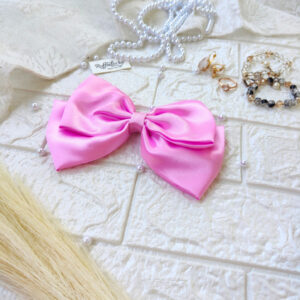 Baby Pink 2 layer hair bow