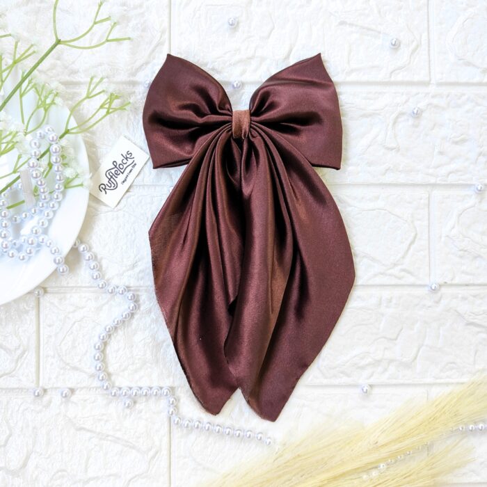 Brown tail Bow Clips