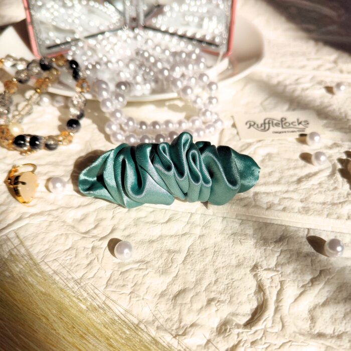French Barrette Hair Clip blue