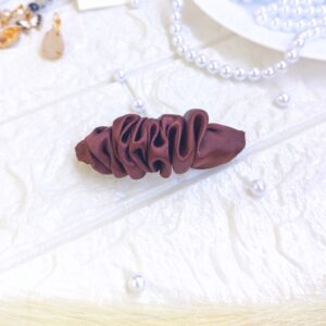 Brown French Barrette hair clips