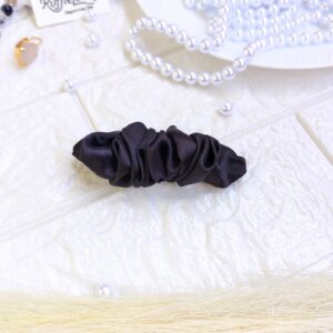Black French Barrette hair clips