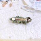 Olive Green French Barrette hair clip