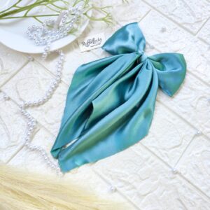 Turquoise Blue tail bow