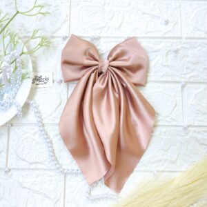 Hazelnut tail Bow Clips