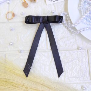Ribbon bow with french barrette clip