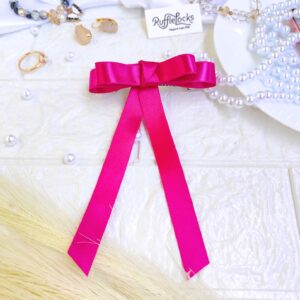 Magenta Pink Ribbon Bow