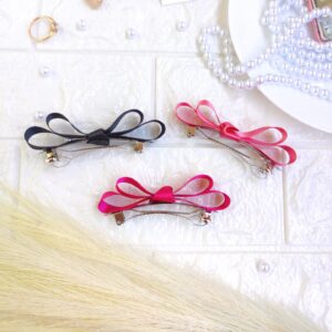 Ribbon bow pack of 3 without tail