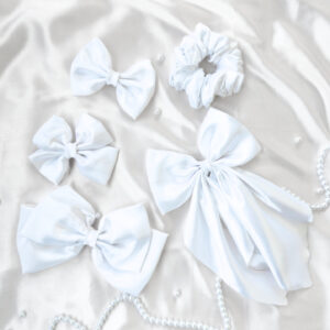 White hair accessories combo