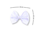 white small hair bow