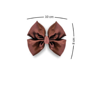 Brown Small hair bow