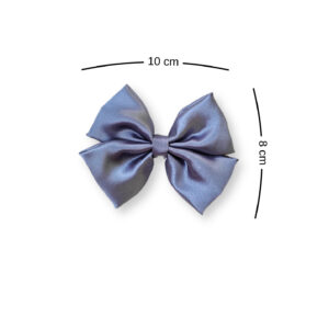 Dark Grey Small hair bow