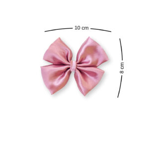 Shimmering Pink Small hair bow