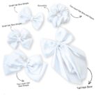 White hair accessories combo