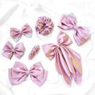 Shimmering pink hair accessories combo