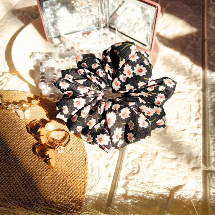 Floral Print hair scrunchies