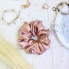 Hazelnut hair scrunchies