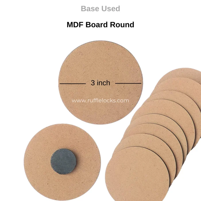 MDF board for fridge magnets