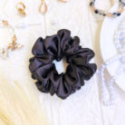 Black hair scrunchies