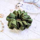 Avocado Green hair scrunchies