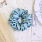 Turquoise Blue hair scrunchies