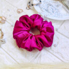 Magenta Pink hair scrunchies