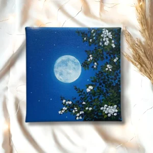 Blue Sky moon fridge magnets