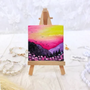 mountain hand made fridge magnets