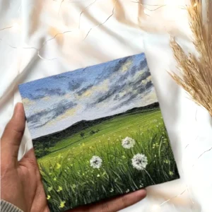 Green field fridge magnets image