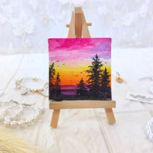 sunrise hand made fridge magnets
