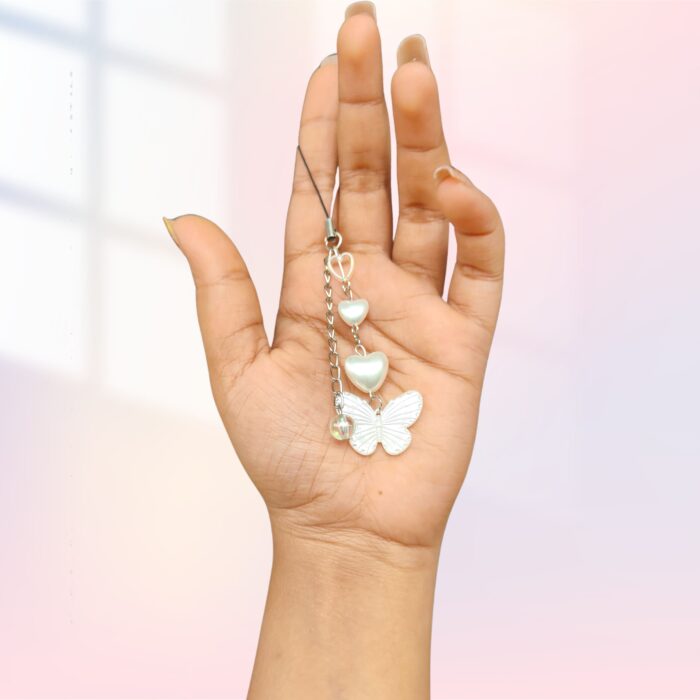 Phone charms Shiny Wings with heart