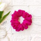 Georgette scrunchies Magenta Pink
