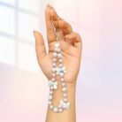 Premium Phone charms Pearl Drops grey