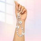 Premium Phone charms Pearl Drops grey