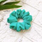 Georgette scrunchies Iris Blue
