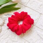 Georgette scrunchies Bright Pink